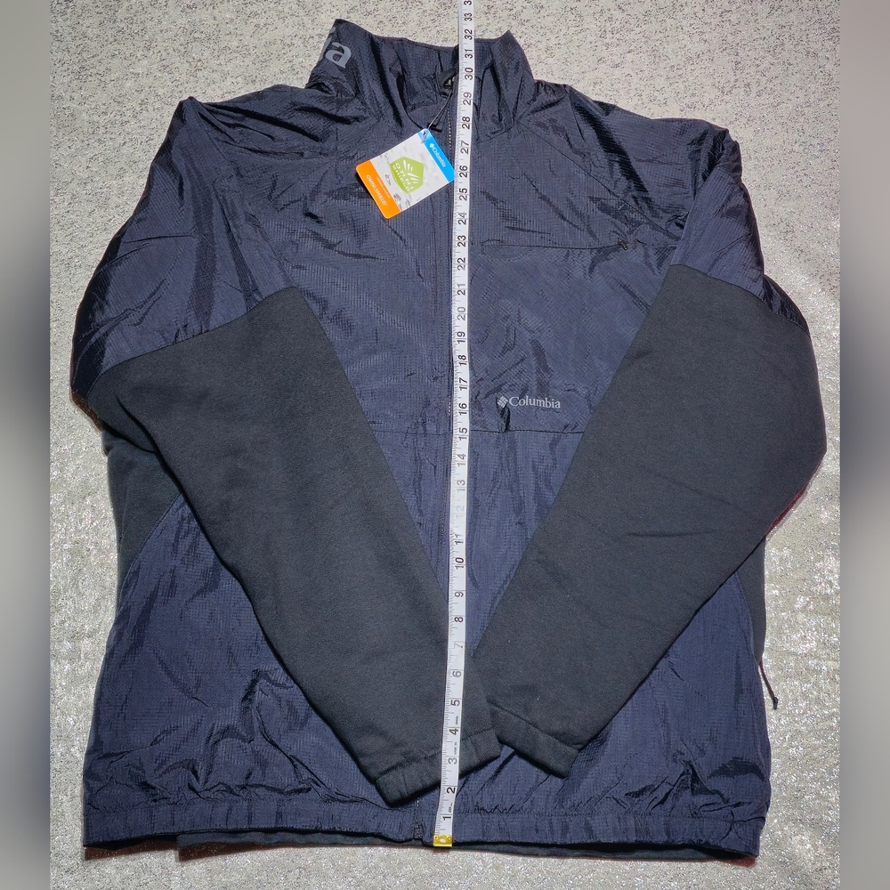 NWT Columbia Sportswear Men's Black Reversible Hybrid Jacket Size 2XL and S - Picture 7 of 10